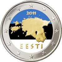 2€ en Couleur Estonie