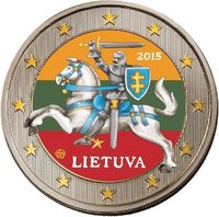 2€ en Couleur Lituanie